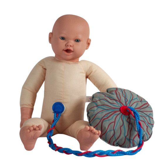 Newborn Doll 1,1 5kg - 50 cm with Placenta