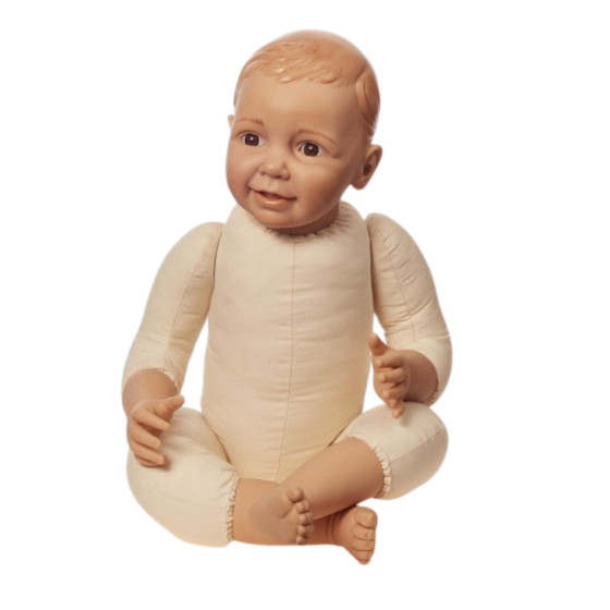Bambin 9 mois 70cm 5,7kg - Poupon de Portage Lesté et Articulé