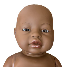 50cm 1 kg - newborn doll anatomicly correct - Garçon Afro-Caribéen