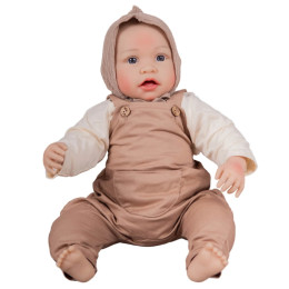 Nouveau-né 58cm 3,7kg Hoppediz Poupon de Portage Lesté avec accessoires