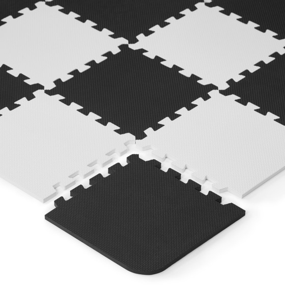 KinderKraft LUNO - Tapis d'éveil puzzle en mousse