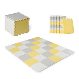 KinderKraft LUNO Puzzle Playmat - Yellow