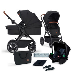 Kinderkraft B-TOUR MINK PRO Poussette Trio 3en1 - Noir