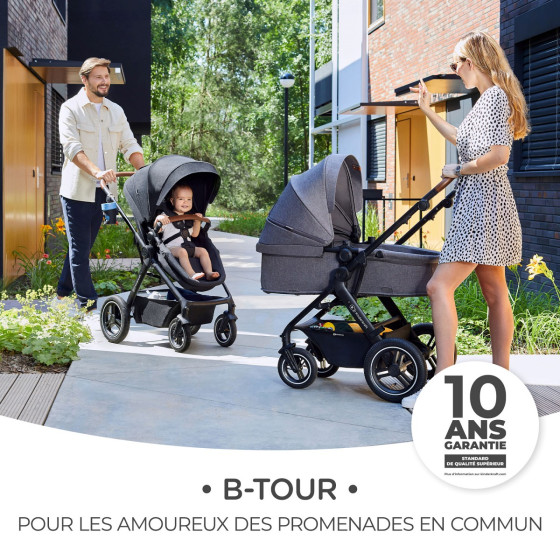 Kinderkraft B-TOUR MINK PRO Poussette Trio 3en1