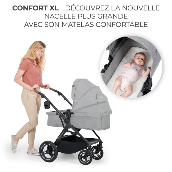 Kinderkraft B-TOUR MINK PRO Poussette Trio 3en1