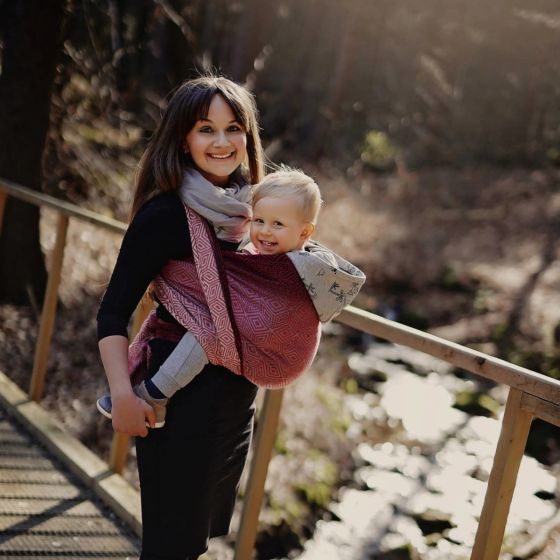 Little Frog Baby wrap - Ruby Cube