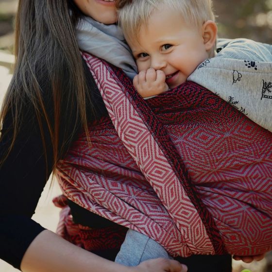 Little Frog Baby wrap - Ruby Cube