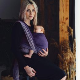 Little Frog Tencel Iris Cube baby wrap