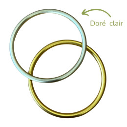 Naturioù Anneau de portage taille XL - Doré  clair