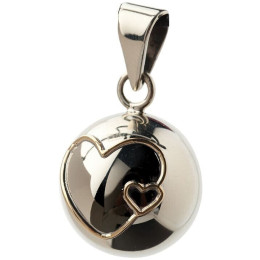 Double coeur Argenté VF118