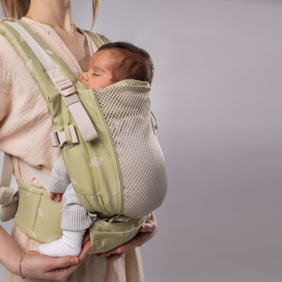 Love and Carry x Naturiou ONE Leaves - Babycarrier newborn