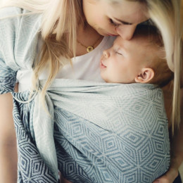 Little Frog Ring Sling - Tencel Rocky Cube