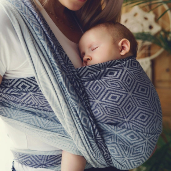 Little Frog Tencel Rocky Cube - écharpe de portage avec du Tencel