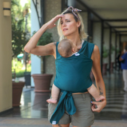 Neko Stretchy Wrap - Petrol - Echarpe de portage extensible