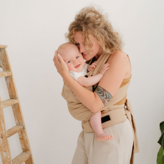 Néobulle Evolu'Bulle Beige - Porte-bébé Meï-taï