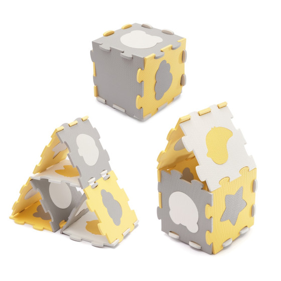KinderKraft LUNO SHAPES Puzzle 3d Playmat