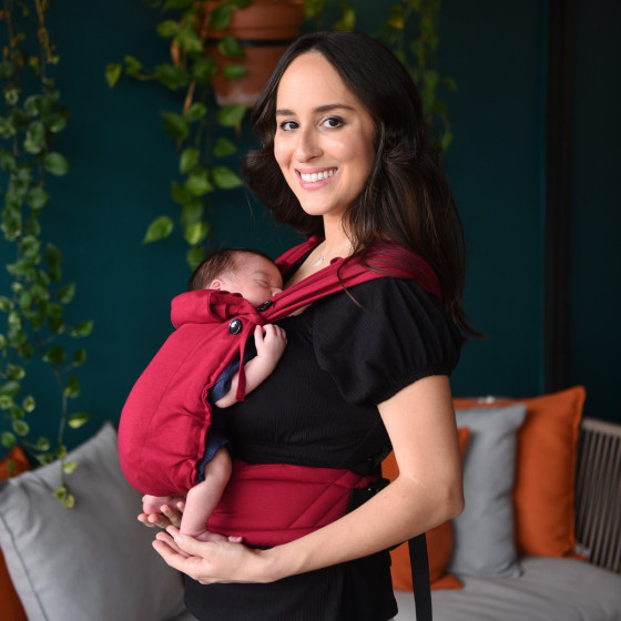 Neko Tiny - Sangria - Porte-bébé pour nouveau-né