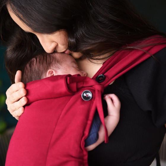 Neko Tiny - Sangria - Porte-bébé pour nouveau-né