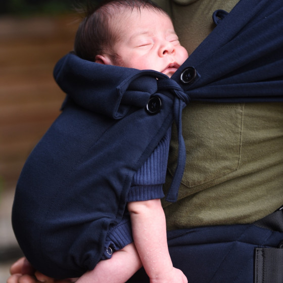 Neko Tiny - Navy - Porte-bébé pour nouveau-né