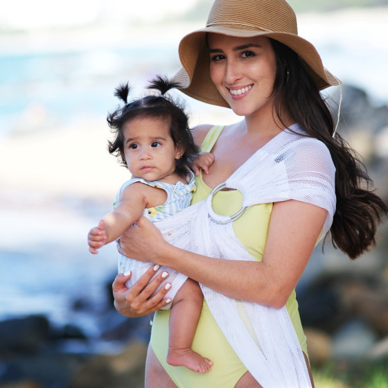 Neko Aqua Ring Sling - White - Sling Aquatique Blanc