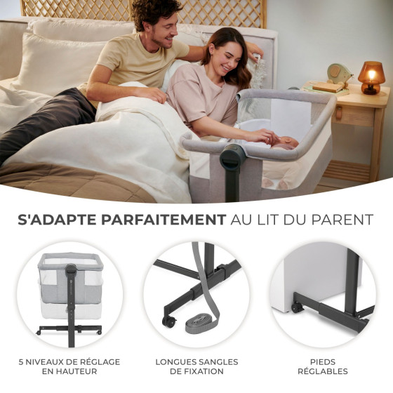 Kinderkraft Neste Up 2 - Lit de Cododo