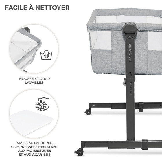 Kinderkraft Neste Up 2 - Lit de Cododo