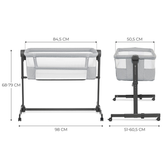 Kinderkraft Neste Up 2 - Lit de Cododo