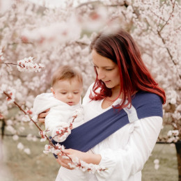 Néobulle Hop'La Blue Navy - baby booster carrier