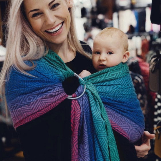 Little Frog Ring Sling - Tencel Aurora Cube