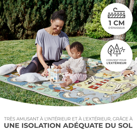 Kinderkraft Matty 2 - Tapis d’eveil double face