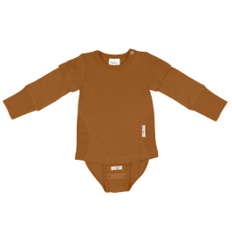 ManyMonths ECO Hempies Long/Short Sleeve Body/Top - PecanPie