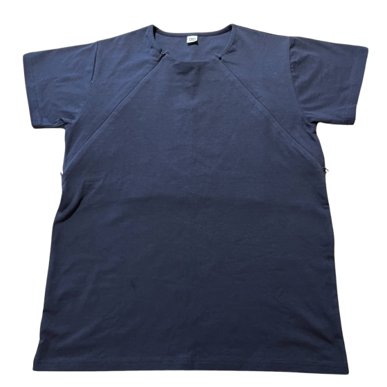 Naturioù T-shirt peau-à-peau et d'allaitement à zip