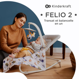 KinderKraft Felio 2 - Balancelle Transat Bébé