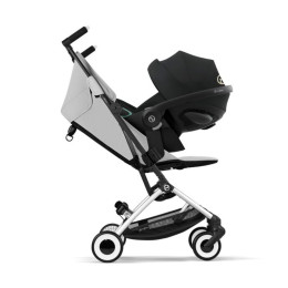 Cybex Libelle 3 - Poussette de voyage ultra-compacte - Fog Grey (Châssis Silver)