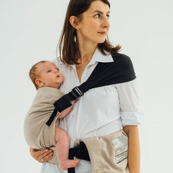 LennyLamb LennyTwin Peanut Butter -  adjustable twin carrier