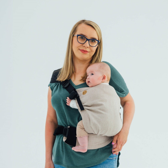 LennyLamb LennyHip Peanut Butter - hip baby carrier