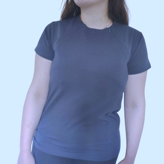 Naturioù T-shirt for skin to skin and nursing