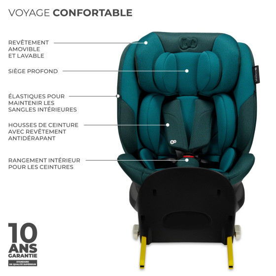 KinderKraft I-FIX i-Size - Siège Auto Pivotant (40-150 cm)