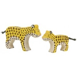 Vache debout noire Holztiger