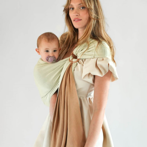 Love Radius (JPMBB) PESN Cappuccino / Pistacchio baby carrier Sling