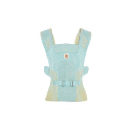 Ergobaby baby carrier Aerloom Onyx - Turquoise-Jaune