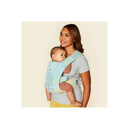 Ergobaby baby carrier Aerloom Onyx - Turquoise-Jaune