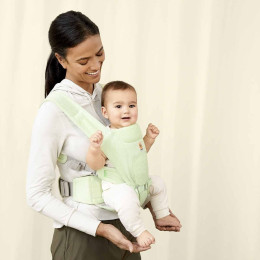 Ergobaby baby carrier Aerloom Onyx - Menthe Lumineuse