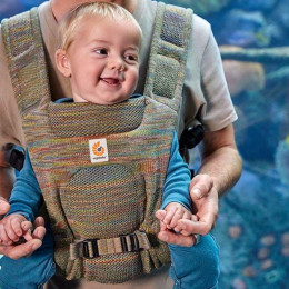 Ergobaby baby carrier Aerloom Onyx - Vert Marin
