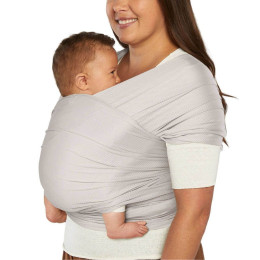 Ergobaby Aura Mesh - Écharpe de Portage Mesh - Gris clair