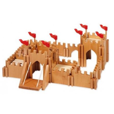 Château fort modulable en bois Holztiger