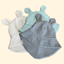 Naturioù Baby Summer Hat Waffle - Grey