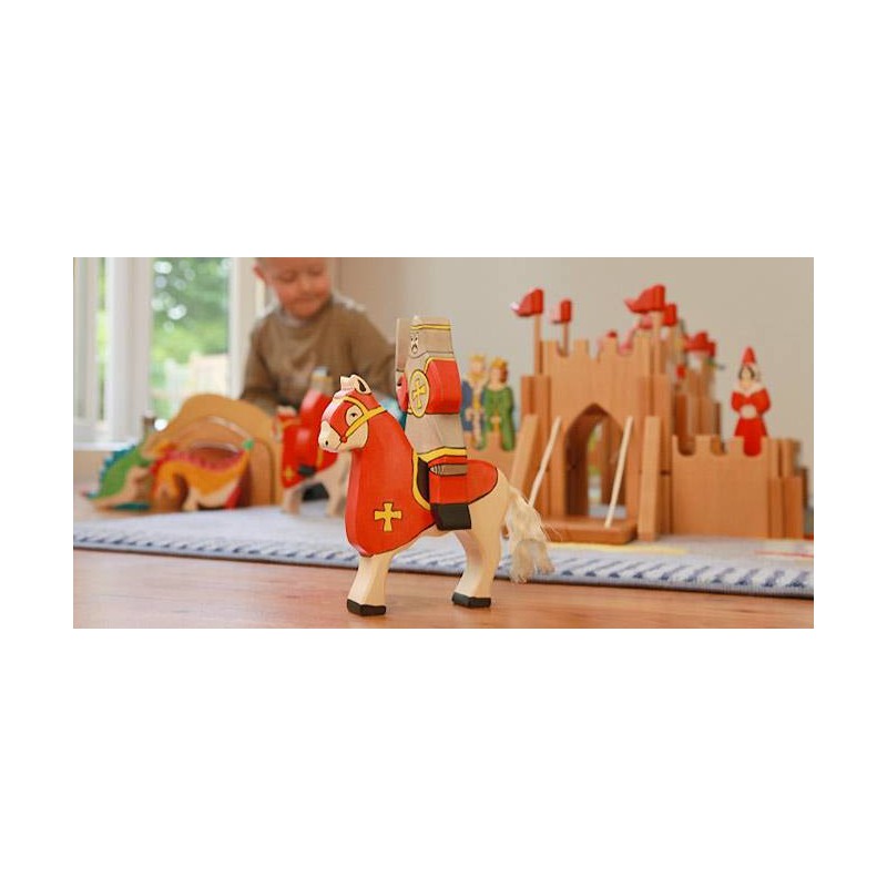 Jeu de construction château à construire - jouet en bois Goki - la