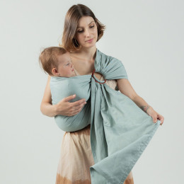 Isara Ring Sling Bamboo Linen - Frosty Green