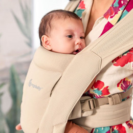Ergobaby Embrace Mesh Soft Air Crème - Porte-bébé nouveau-né